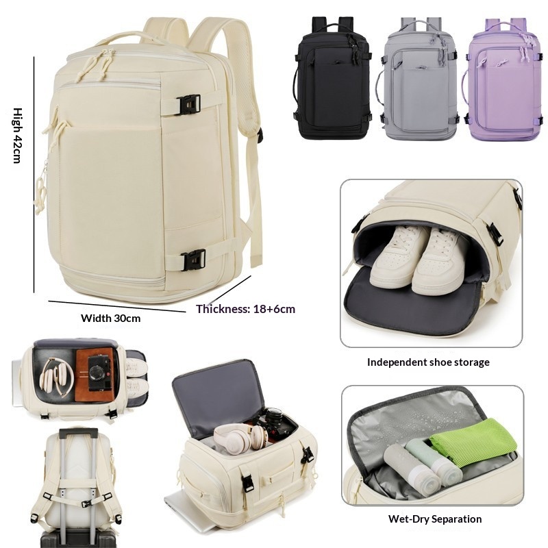 It Travel Accessories - กระเป๋าเป้เดินทางขนาดใหญ่ ความจุเยอะ 多功能 ใส่คอมพิวเตอร์ น้ำหนักเบา สำหรับเดินทางระยะสั้น