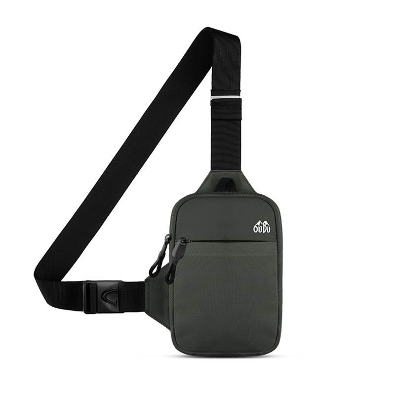 Travel Accessories Pouch For Men - กระเป๋าคาดหน้าอกกันน้ำไนลอน ความจุขนาดใหญ่ สำหรับกิจกรรมกลางแจ้ง กีฬา วิ่ง ปั่นจักรยาน