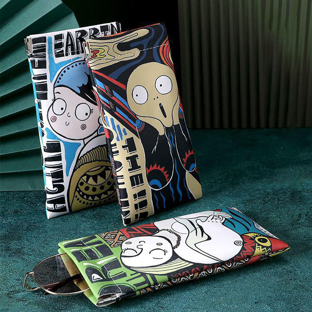 การ์ตูนแว่นตากันแดด PU หนังศิล - Travel Accessories Pouch For Men บทวิจารณ์และราคา