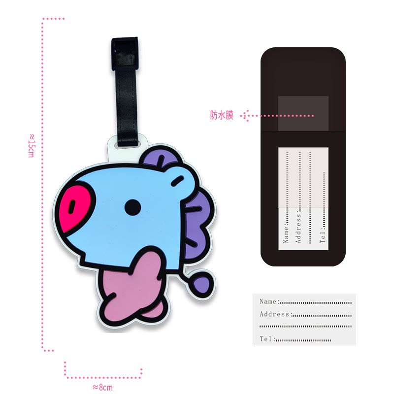 พวงกุญแจการ์ตูน BT21 น่ารัก สไ - Travel Accessories Gear บทวิจารณ์และราคา