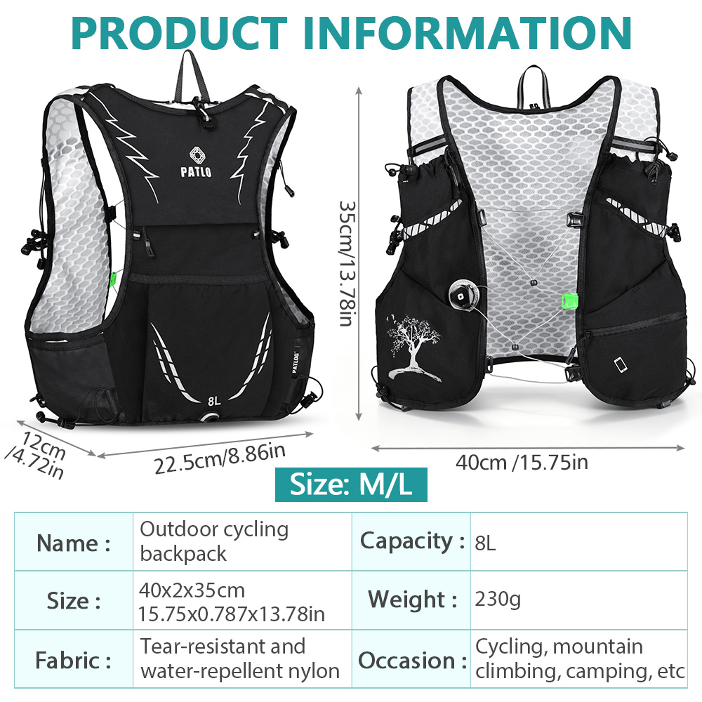 กระเป๋าเป้สะพายหลังวิ่งเทรลกลา - Hydration Pack Backpack บทวิจารณ์และราคา