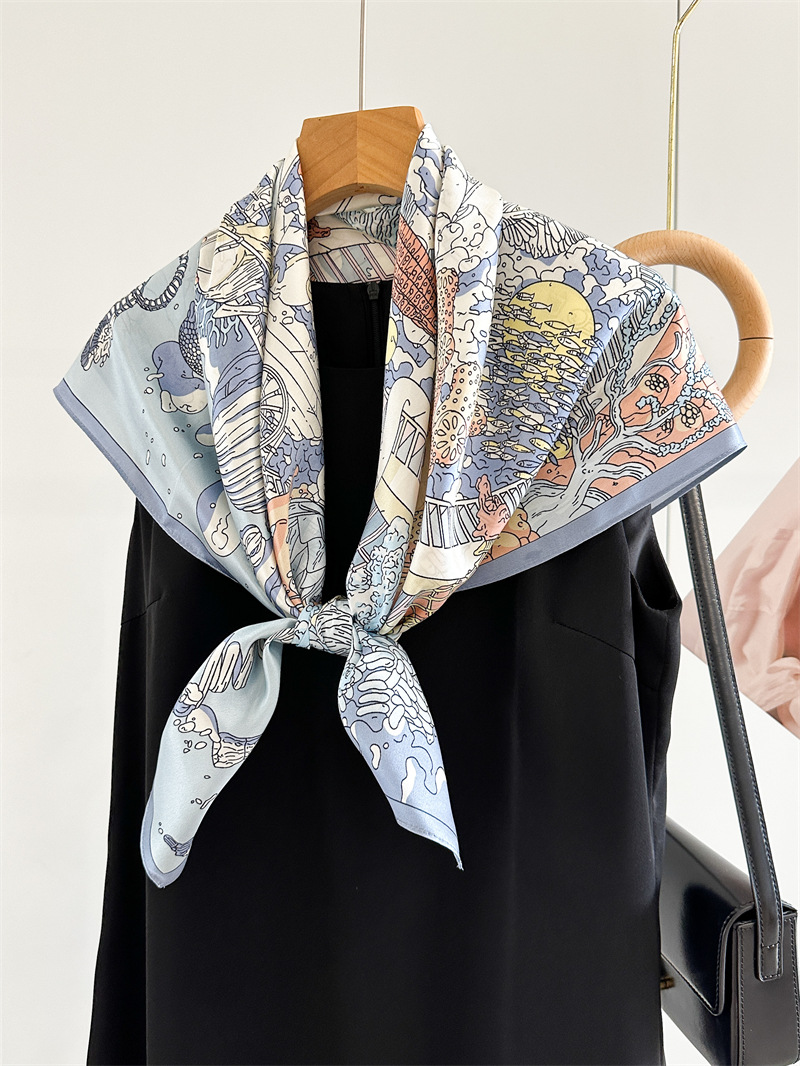 ผ้าพันคอผ้าไหมซาติน 12 มม. สำห - Travel Accessories To Gift บทวิจารณ์และราคา
