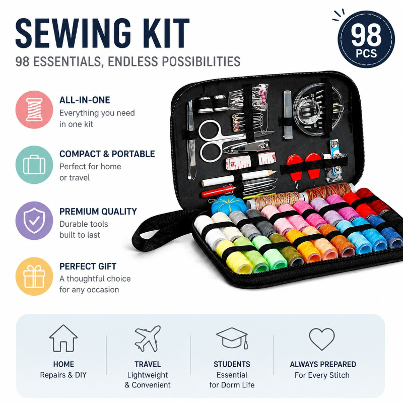 68/98 ชิ้นชุดเครื่องมืออุปกรณ์ - Travel Accessories Gear บทวิจารณ์และราคา