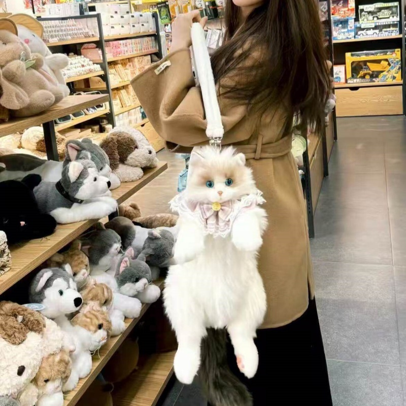 กระเป๋าเป้ตุ๊กตาแมวแร็กดอลล์ขน - Travel Accessories Gift Ideas บทวิจารณ์และราคา