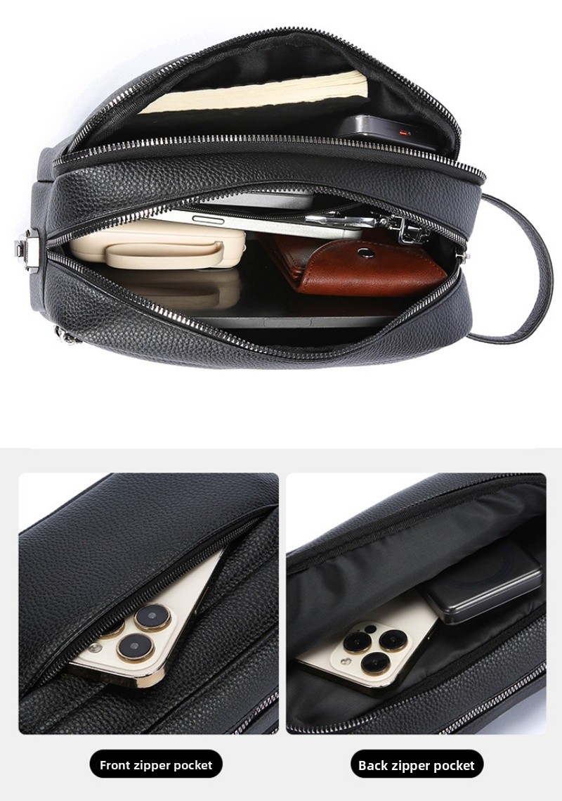 กระเป๋าคลัทช์ผู้ชายสไตล์วินเทจ - Travel Accessories Pouch For Men บทวิจารณ์และราคา