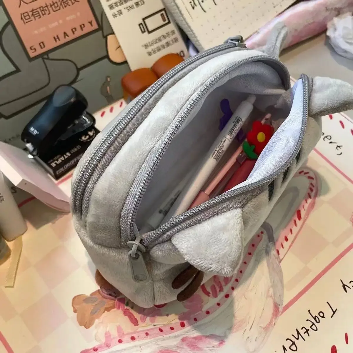 กระเป๋าดินสอพุชชีนน่ารัก ลายกา - It Travel Accessories บทวิจารณ์และราคา