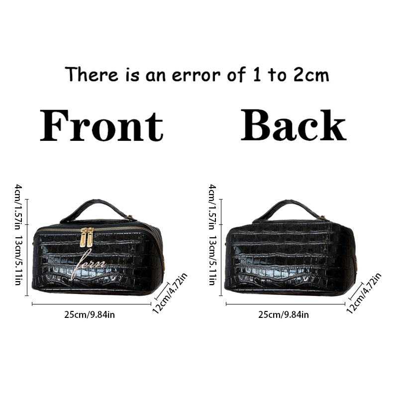 กระเป๋าเครื่องสำอางปักลาย Croc - Travel Accessories Gift Ideas บทวิจารณ์และราคา