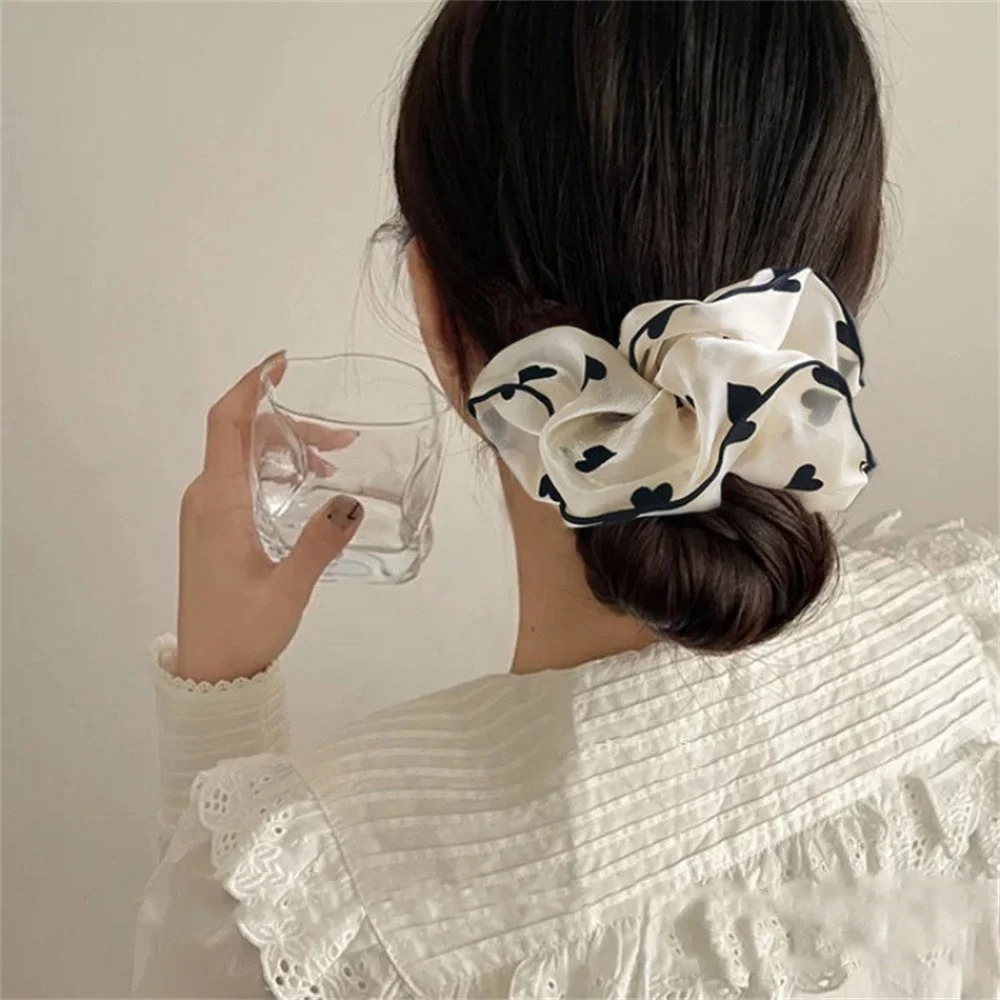 ยางมัดผมผ้าลายดอกไม้และลายจุดแ - Travel Accessories Gear บทวิจารณ์และราคา